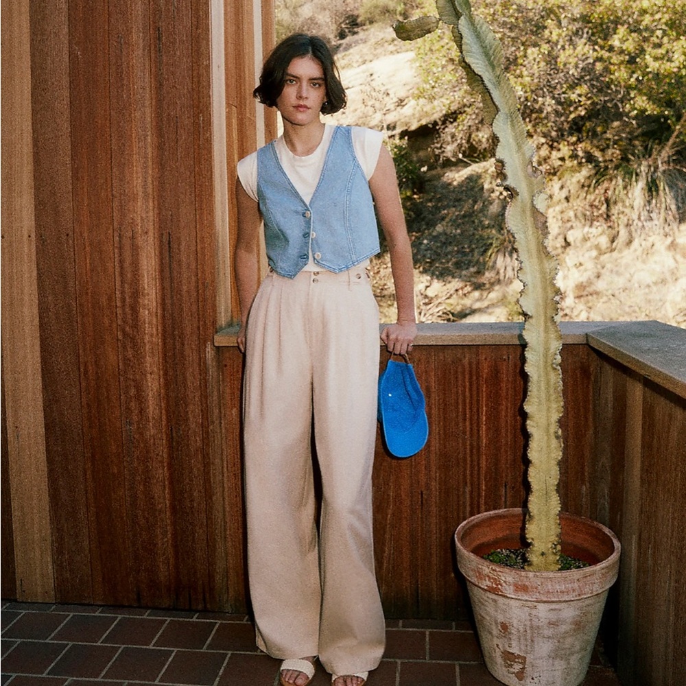 Madewell Harlow Wide Legged Trousers